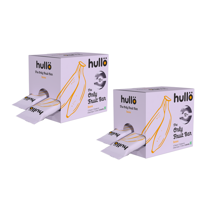 Banana Fruit Bar | Healthy School & Travel Snack – Hullo